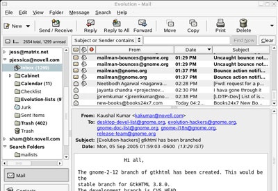 screenshot-Evolution Mail-1