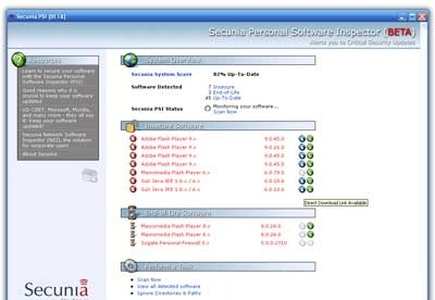 screenshot-Secunia PSI-2