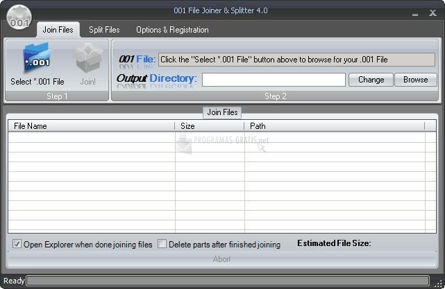 screenshot-001 File Joiner and Splitter-1
