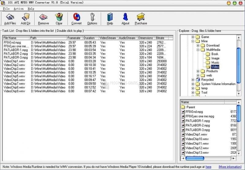 screenshot-101 AVI MPEG WMV Converter-1