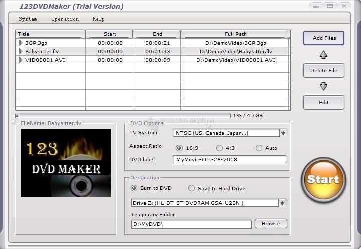 screenshot-123 DVD Maker-1