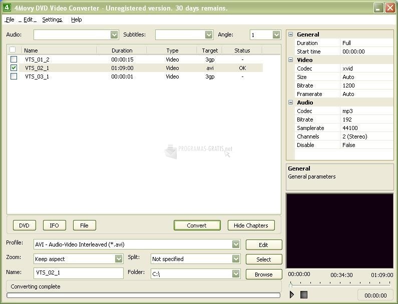 screenshot-4Movy DVD Video Converter-1