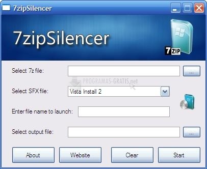 screenshot-7Zip Silencer-1