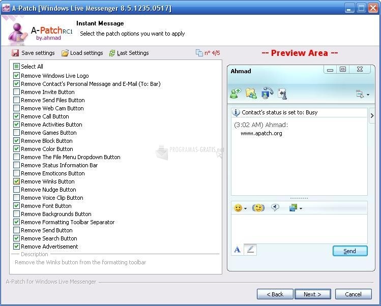 screenshot-A-Patch for Windows Live Messenger 9.0-1