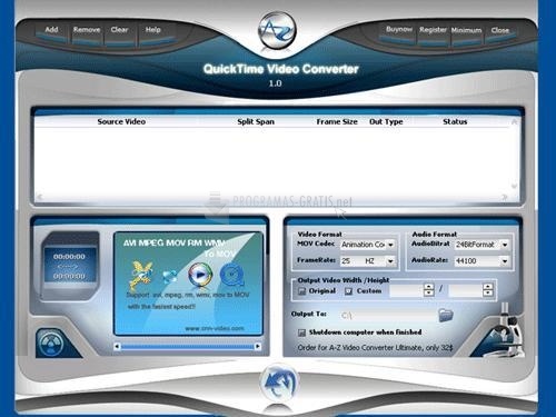 screenshot-A-Z QuickTime Video Converter-1