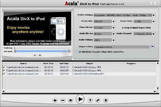 screenshot-Acala DivX to iPod-1