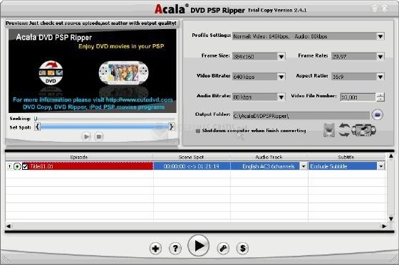 screenshot-Acala DVD PSP Ripper-1