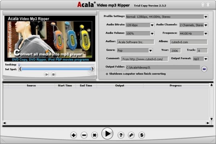 screenshot-Acala Video MP3 Ripper-1