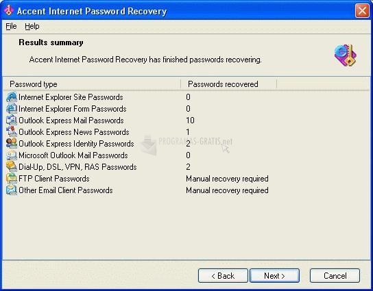 screenshot-Accent Internet Password Recovery-1