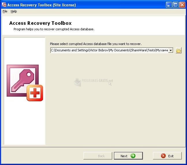 screenshot-Access Recovery Toolbox-1