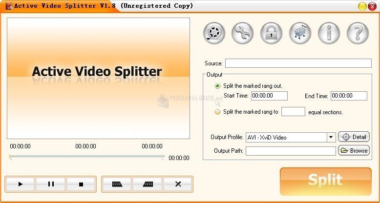 screenshot-Active Video Splitter-1