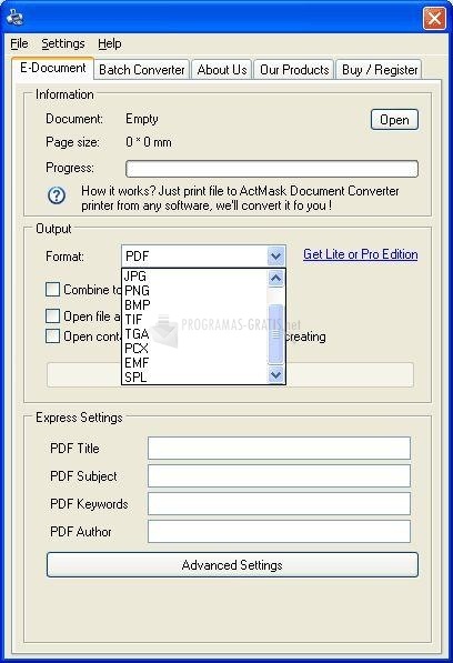 screenshot-ActMask Document Converter PRO-1