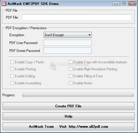 screenshot-ActMask EMF2PDF SDK-1