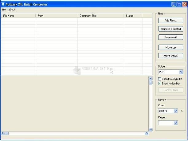 screenshot-ActMask SPL Batch Converter-1