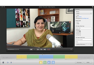 adobe presenter video express with dual monitors