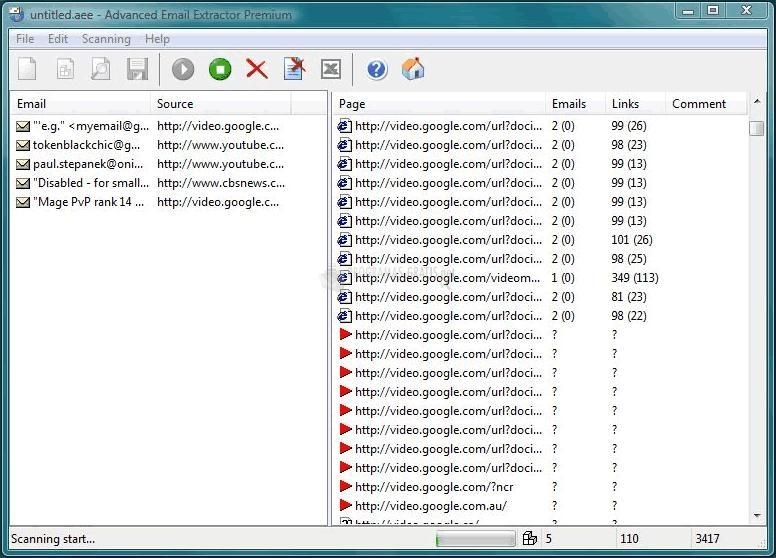 lite 1.6.1 email extractor