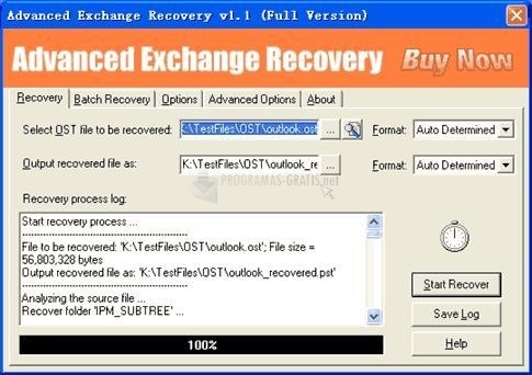screenshot-Advanced Exchange Recovery-1