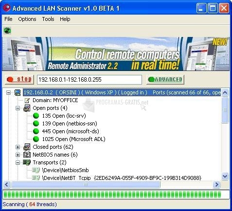 screenshot-Advanced LAN Scanner-1