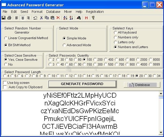 screenshot-Advanced Password Generator-1