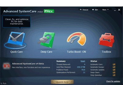 advanced systemcare free download for windows 10