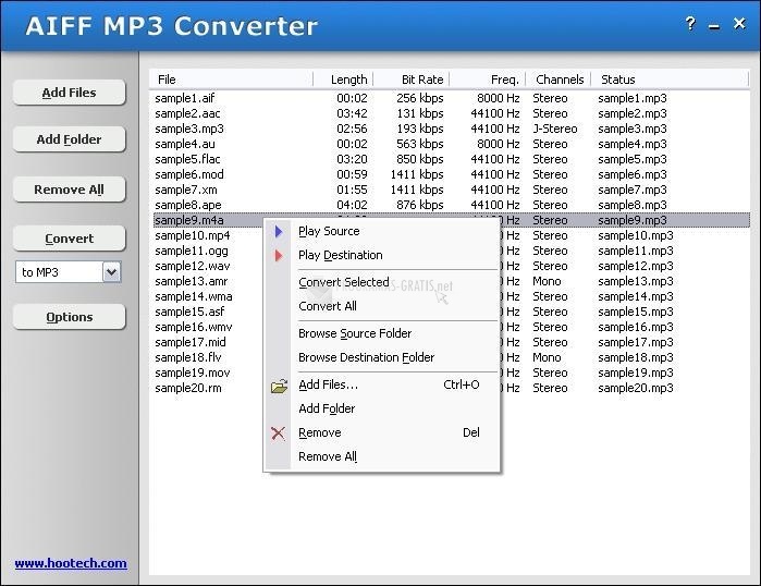 screenshot-AIFF MP3 Converter-1