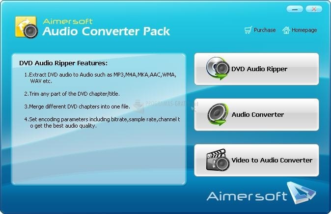 screenshot-Aimersoft Audio Converter Pack-1