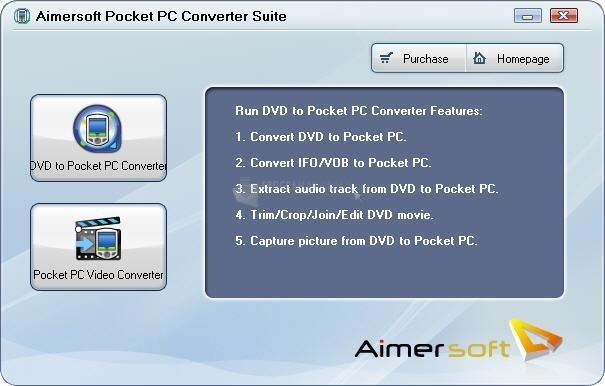 screenshot-Aimersoft Pocket PC Converter Suite-1