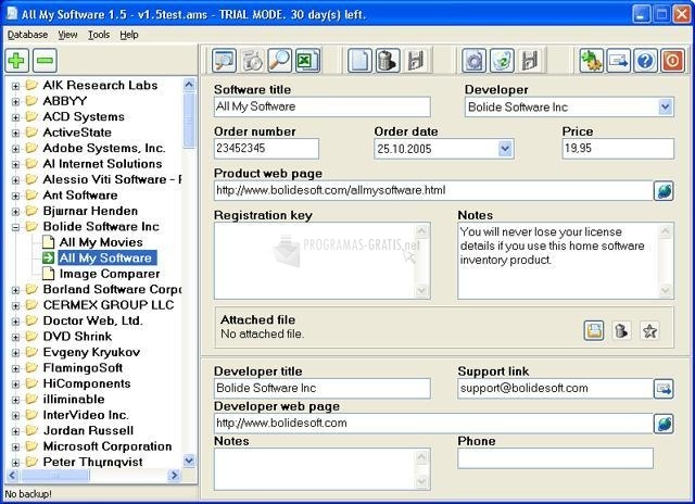 screenshot-All My Software-1