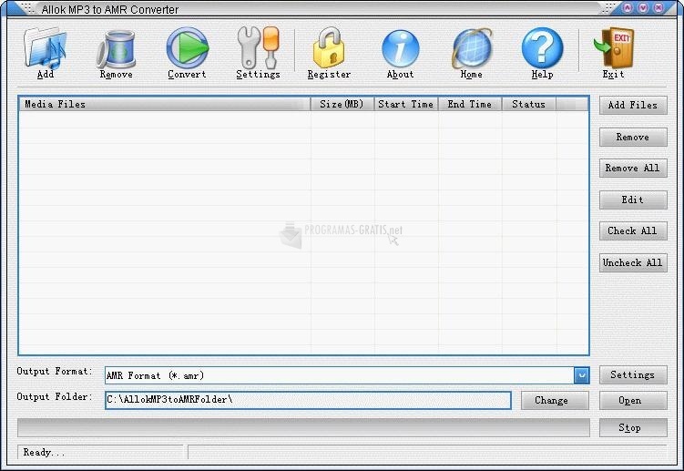 screenshot-Allok MP3 to AMR Converter-1