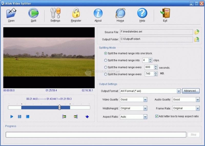 free download movie splitter