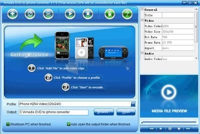 screenshot-Amadis DVD to iPhone Converter-1