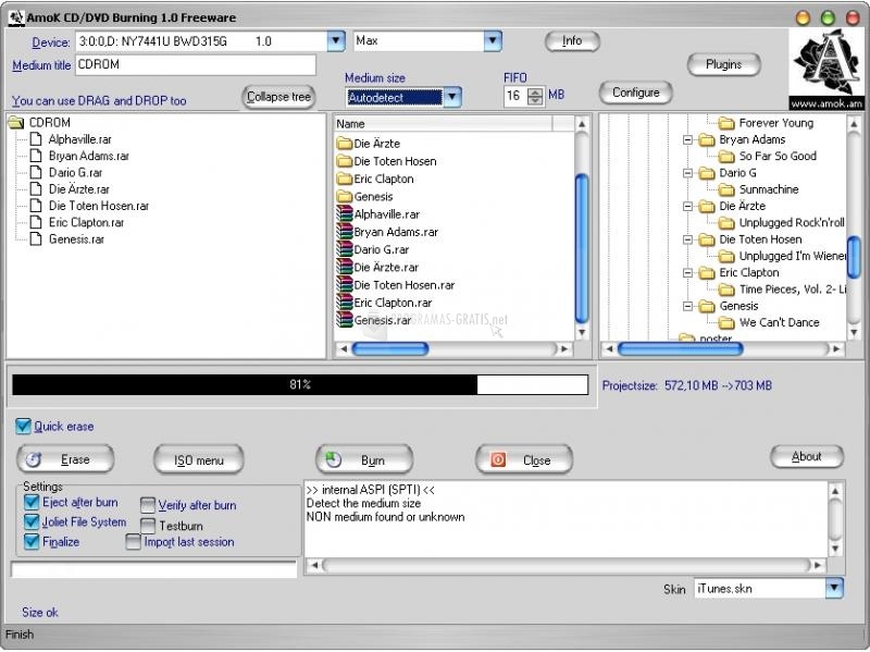 screenshot-AmoK CD/DVD Burning-1