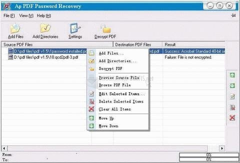 screenshot-Ap PDF Password Recovery COM/SDK-1