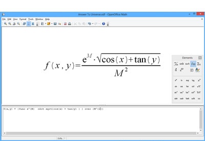 screenshot-Apache OpenOffice Math-1