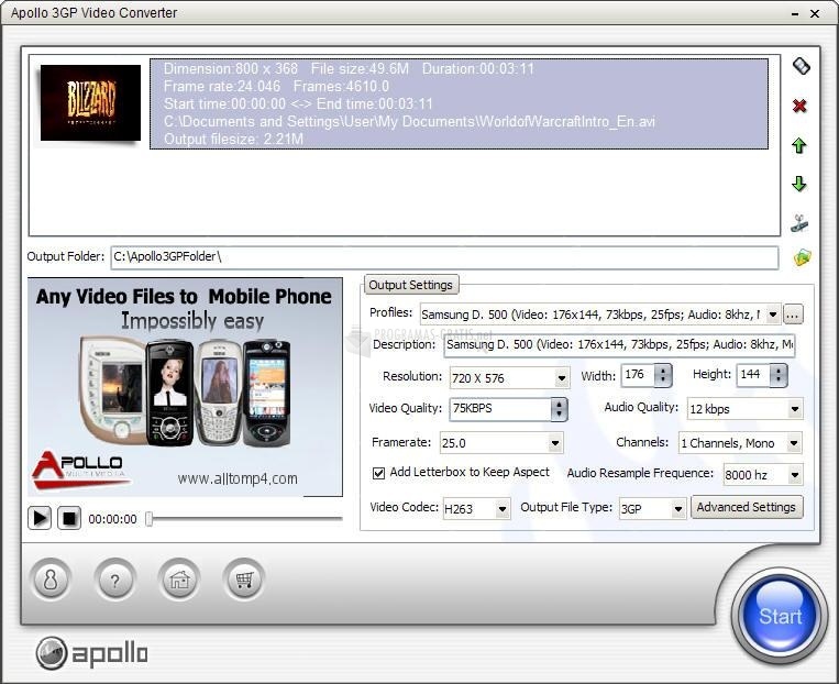 screenshot-Apollo 3GP Video Converter-1