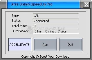screenshot-Ares Galaxy SpeedUp Pro-1