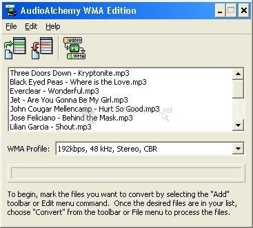 screenshot-Audio Alchemy WMA Edition-1