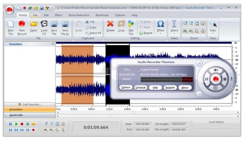 screenshot-Audio Recorder Titanium-1