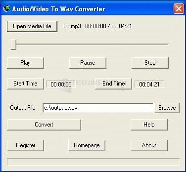 screenshot-Audio/Video To Wav Converter-1