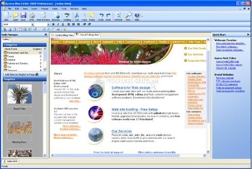 screenshot-Aurora Web Editor Professional-1