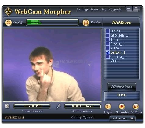 screenshot-AV Webcam Morpher-1