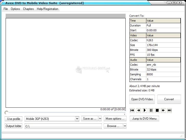 screenshot-Avex DVD to Mobile Video Suite-1
