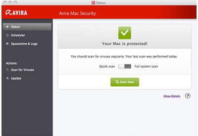screenshot-Avira Free Mac Security-1