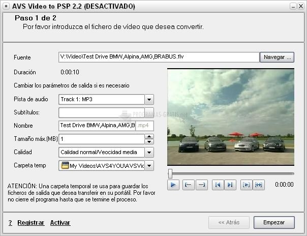 screenshot-AVS Video to PSP-1