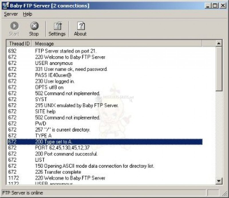 screenshot-Baby FTP Server-1