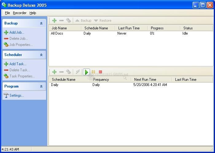 screenshot-Backup Deluxe 2005-1