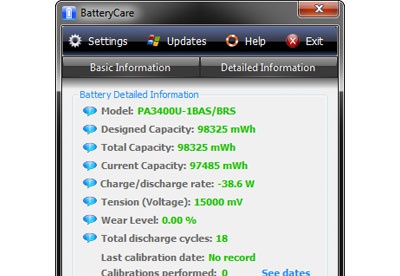 Battery care для windows 10 как пользоваться