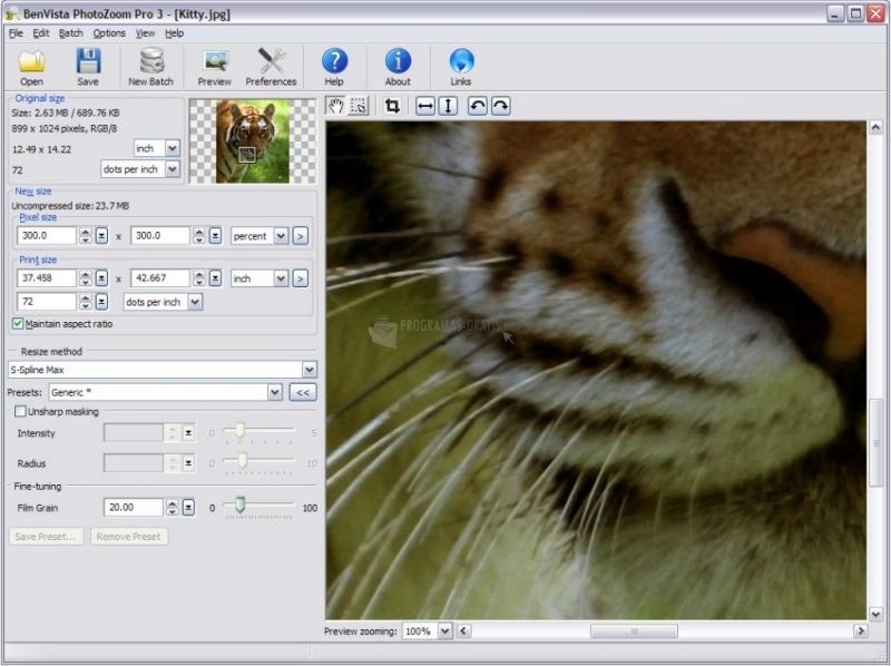 Benvista PhotoZoom Pro 8.2.0 for windows instal free