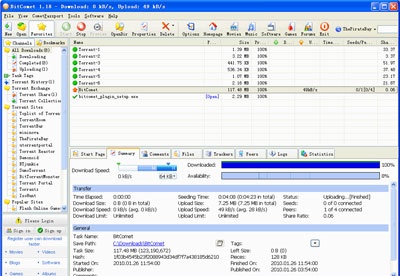 free downloads BitComet 2.01