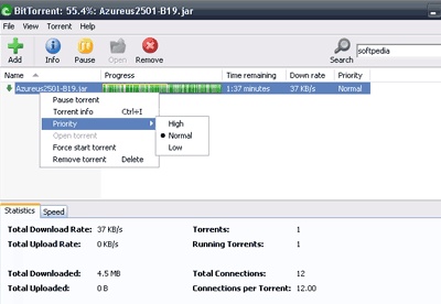 downloading BitTorrent Pro 7.11.0.46829